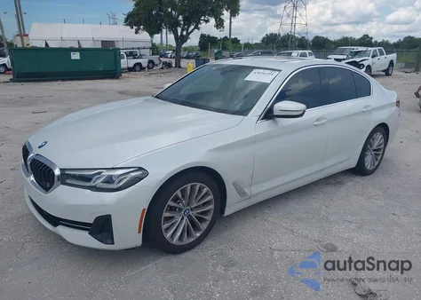2021 BMW 530I из США, поврежденный, VIN WBA53BH07MCF10086
